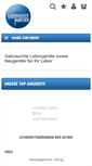 Mobile Screenshot of laborgeraete-muenchen.de